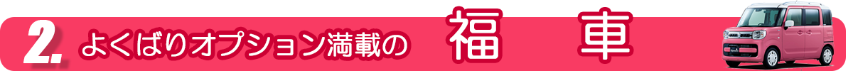 よくばりオプション満載の福車